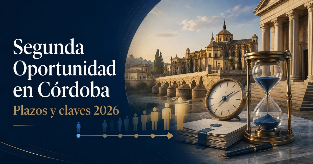 Ley de Segunda Oportunidad en Córdoba: cuánto tarda y qué debes saber en 2026
