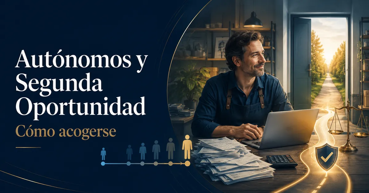 ¿Puede un autónomo acogerse a la Ley de Segunda Oportunidad?